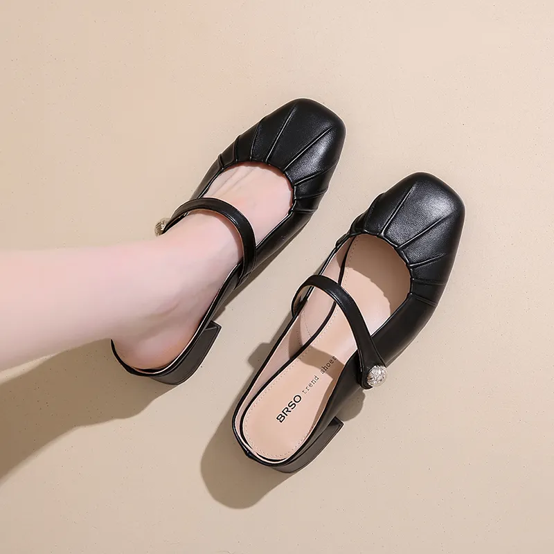 EEueeczs Rubber Sole Odor Resistant Abrasion Resistant Slip Resistant Quick Dry Closed Toe Slippers Women's-14
