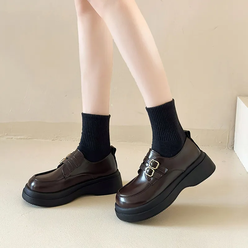 EEueeczs Loafers Women's Black/Brown-10
