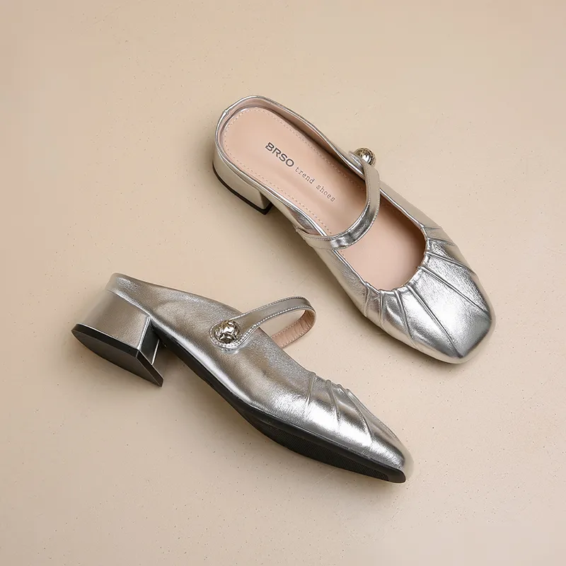 EEueeczs Rubber Sole Odor Resistant Abrasion Resistant Slip Resistant Quick Dry Closed Toe Slippers Women's-1