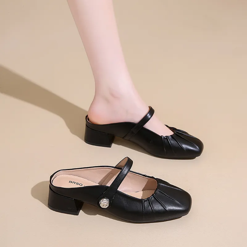 EEueeczs Rubber Sole Odor Resistant Abrasion Resistant Slip Resistant Quick Dry Closed Toe Slippers Women's-13
