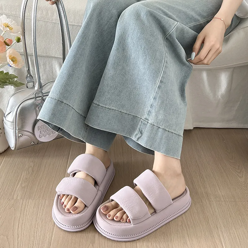 EEueeczs Slip Resistant Odor Resistant Abrasion Resistant Slide Slippers Women's-9