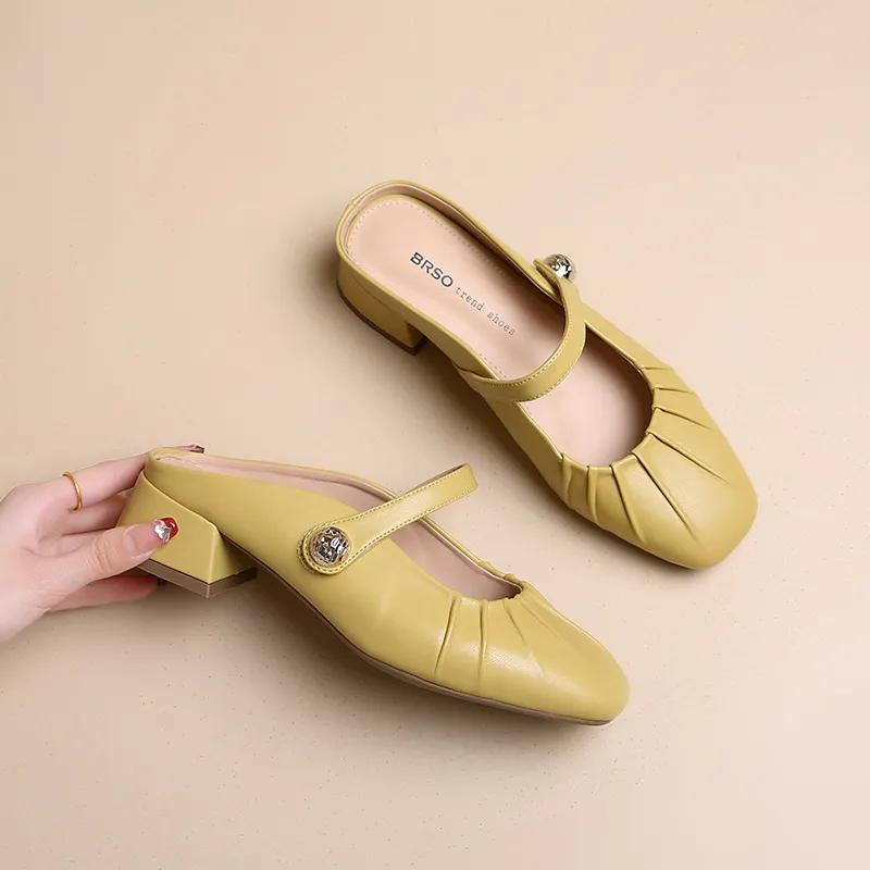 EEueeczs Rubber Sole Odor Resistant Abrasion Resistant Slip Resistant Quick Dry Closed Toe Slippers Women's-18