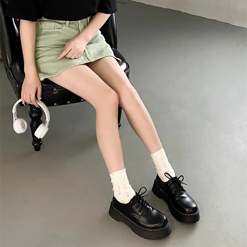 EEueeczs Casual Single Shoes Women's Black-6