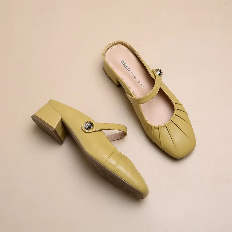 EEueeczs Rubber Sole Odor Resistant Abrasion Resistant Slip Resistant Quick Dry Closed Toe Slippers Women's-17