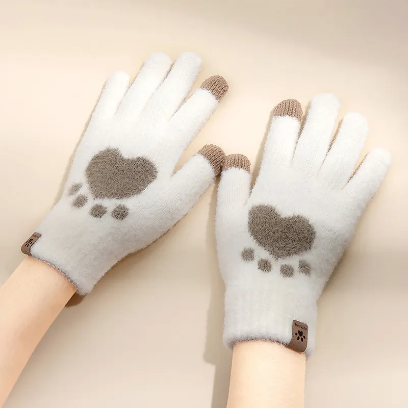 Mulinsen Cashmere Knit Gloves Unisex-3