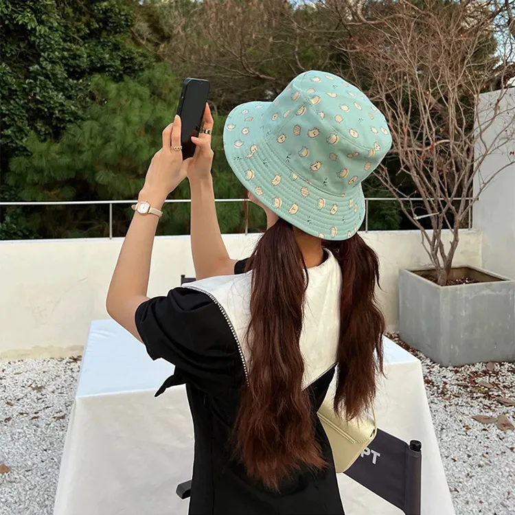 Mulinsen Cotton Polyester Blend Bucket Hats Unisex-5