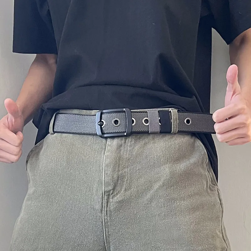Mulinsen Rotatable Head Outdoor Multifunction Military Style Belts Unisex-4