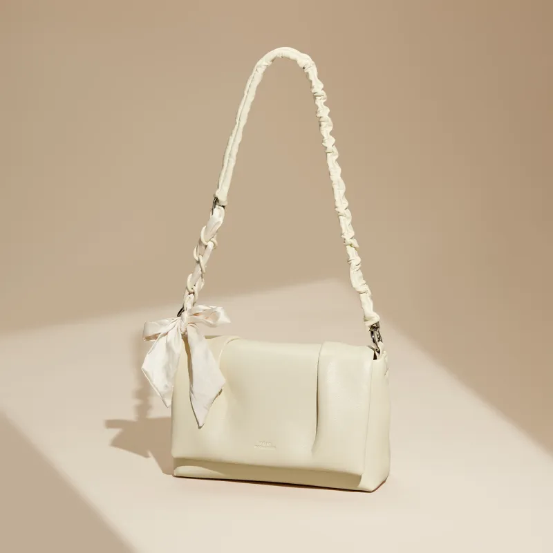 JOSINY Synthetic Leather Shoulder Bag Women's Nude Pink/Ecru-6