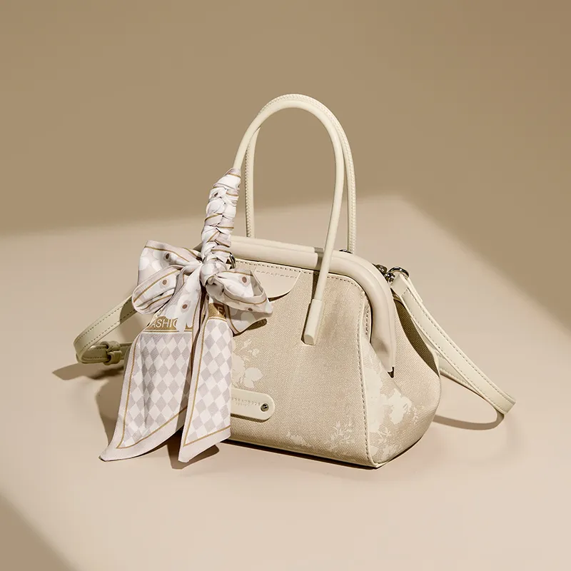 JOSINY Synthetic Leather Shoulder Bag, Crossbody Bag, Handbag Women's Apricot-4