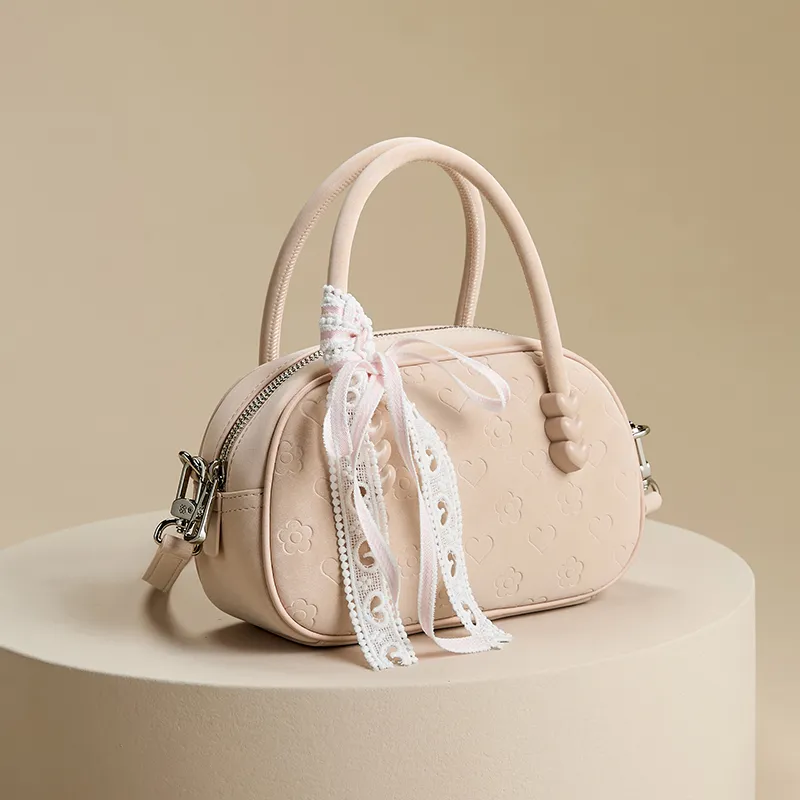 JOSINY Synthetic Leather Shoulder Bag, Crossbody Bag, Handbag Women's Ecru/Nude Pink/Light Yellow-10