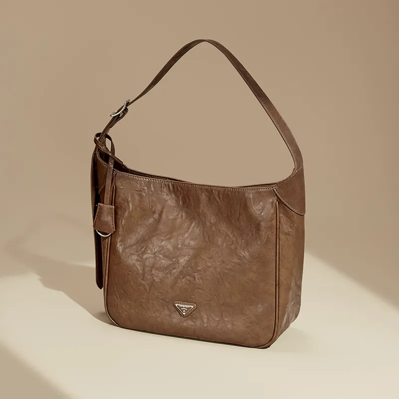 JOSINY Synthetic Leather Shoulder Bag Women's Black/Brown-9