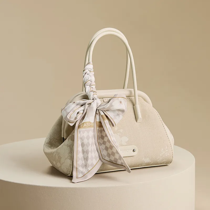 JOSINY Synthetic Leather Shoulder Bag, Crossbody Bag, Handbag Women's Apricot-5