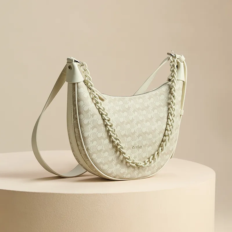 JOSINY Synthetic Leather Shoulder Bag Women's Apricot-4