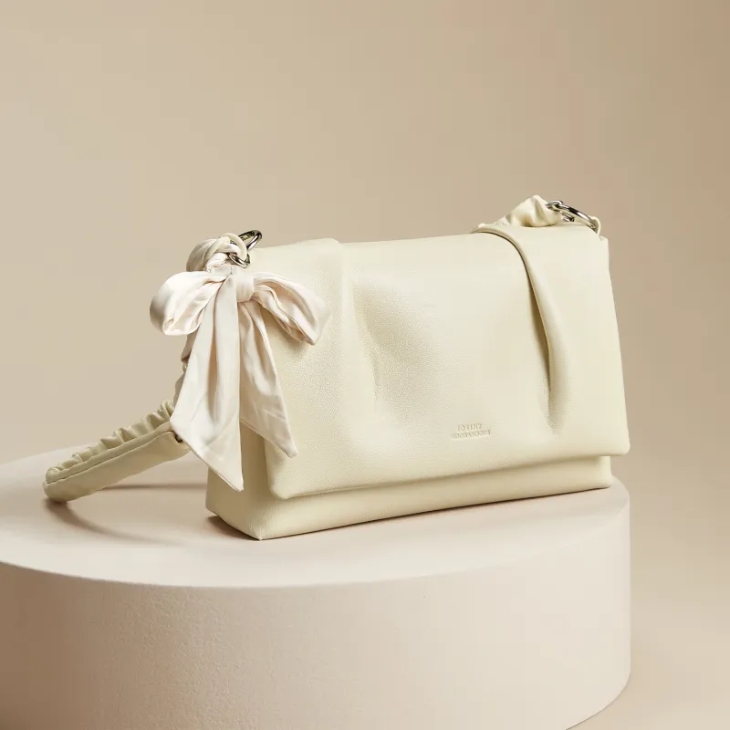 JOSINY Synthetic Leather Shoulder Bag Women's Nude Pink/Ecru-7