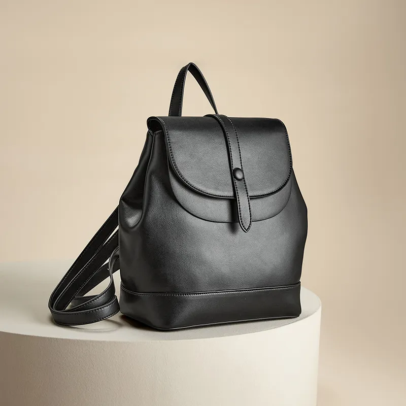 JOSINY PU Backpack Regular Women's Black/Ecru-2