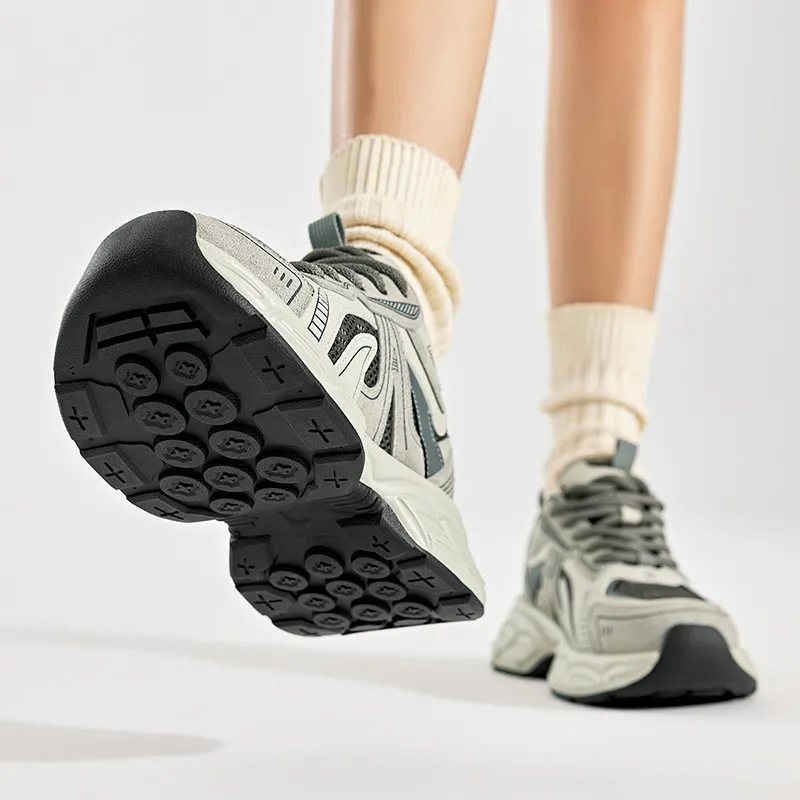 UBZ Breathable Chunky Sneakers Women's Xingji Gray-7