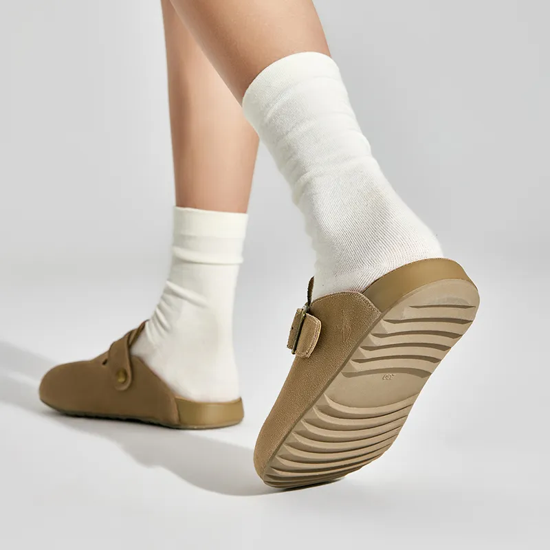 UBZ Rubber Sole Abrasion Resistant Closed Toe Slippers Women's-4