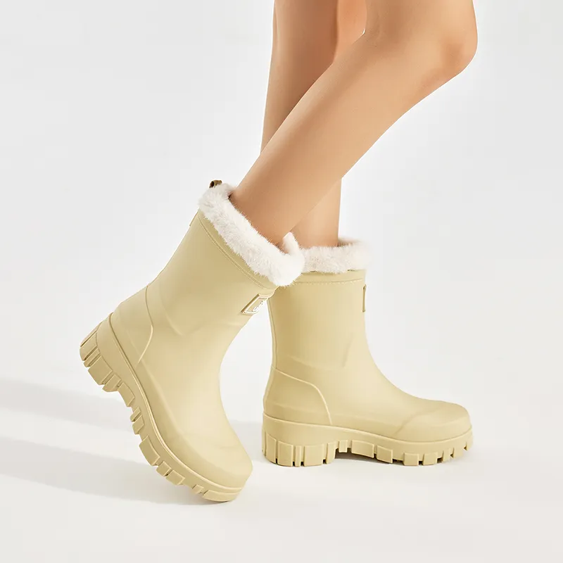 UBZ Waterproof Rain Boots Women's-5