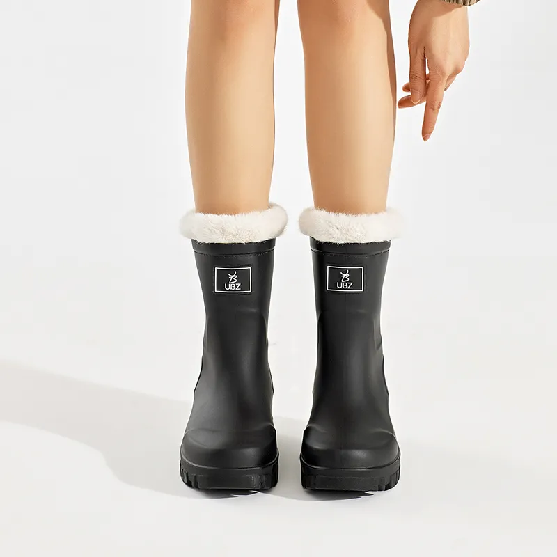 UBZ Waterproof Rain Boots Women's-12