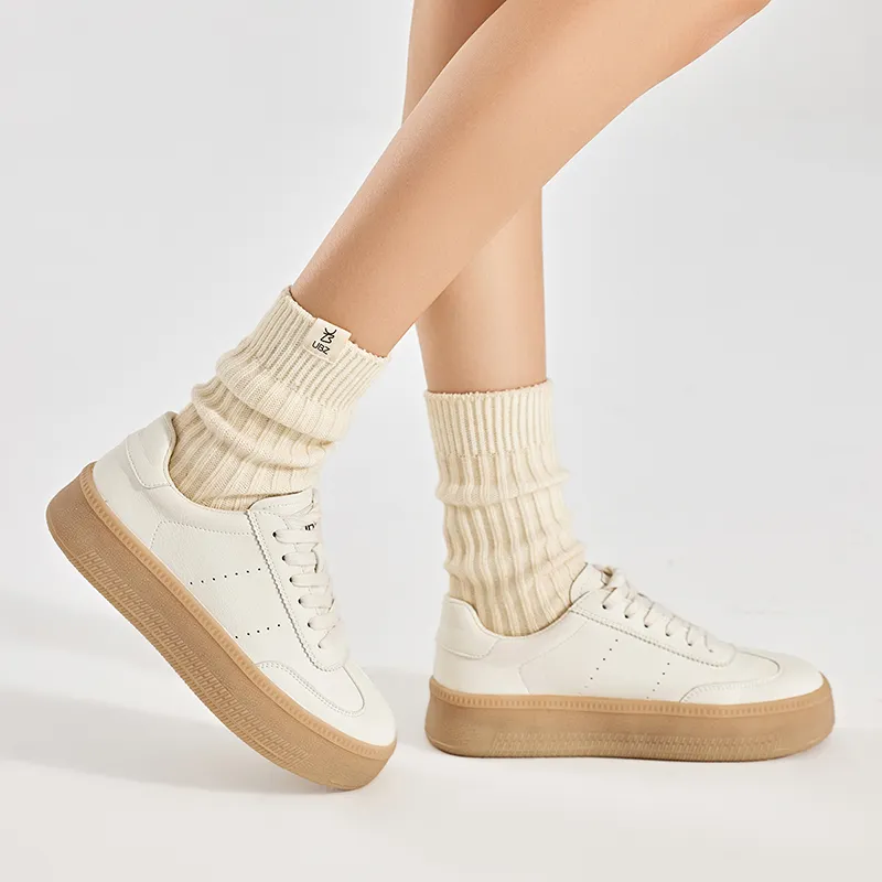 UBZ Traveller Low Top Skateboard Shoes Women's Moon White-5