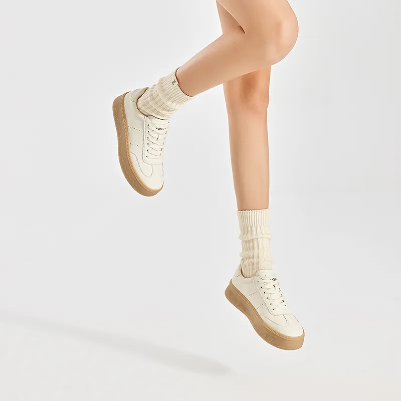 UBZ Traveller Low Top Skateboard Shoes Women's Moon White-7