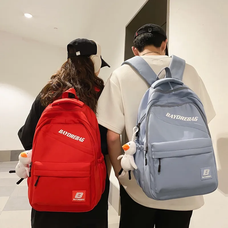 KAMLUI Strips Backpack And Laptop Bag Regular Unisex Black/White/Red/Blue/Green-21