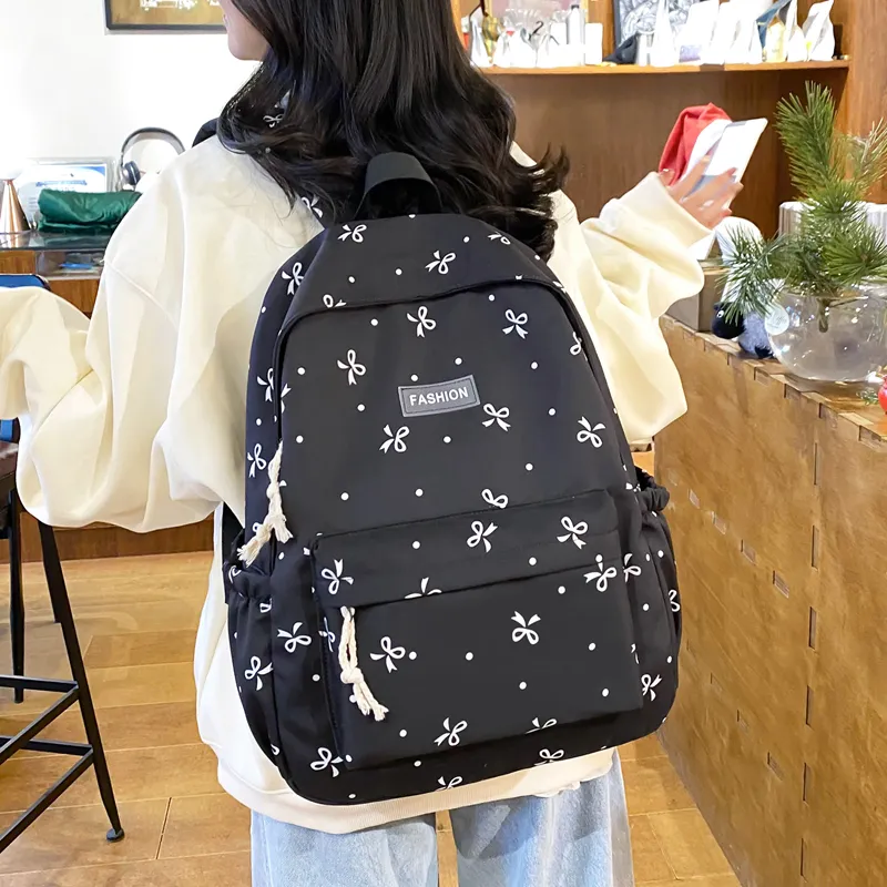 KAMLUI Nylon Backpack Regular Unisex Multicolor-10