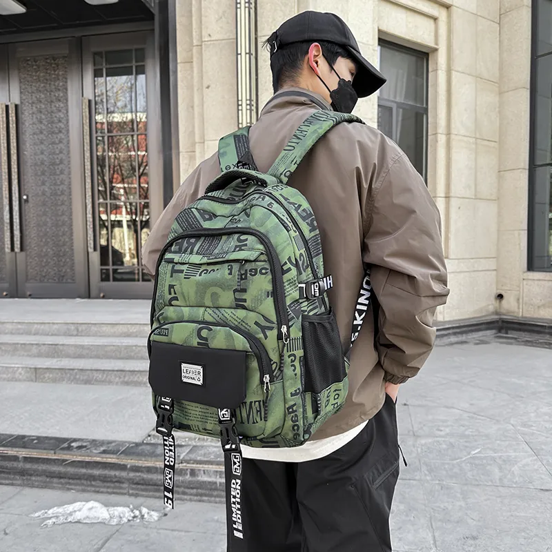 KAMLUI Neb Backpack Regular Unisex Black/Green-8