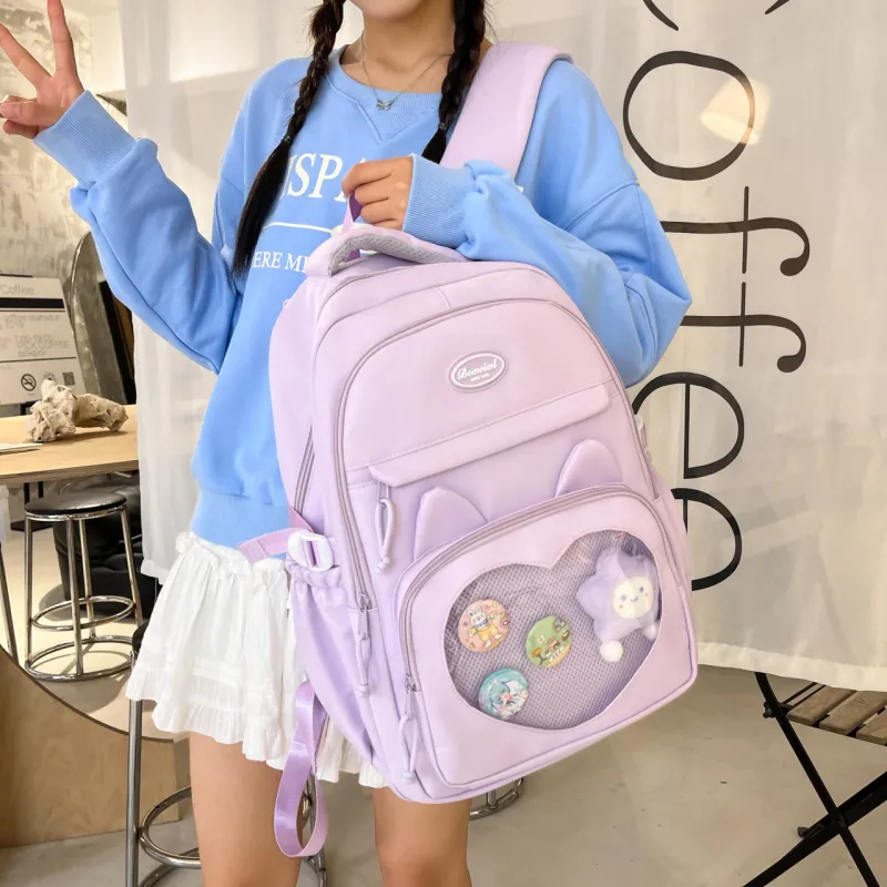 KAMLUI Nylon Backpack Regular Women's Multicolor-11