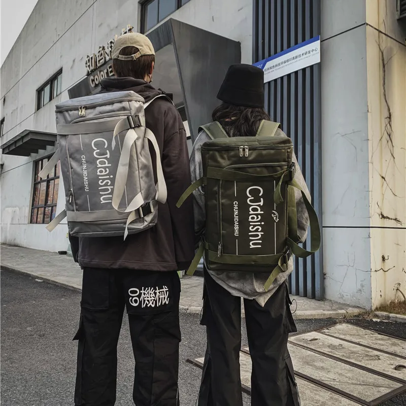 KAMLUI Oxford Backpack Regular Unisex Silver/Black/Red/Army Green-20