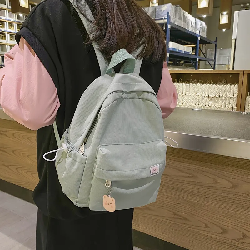 KAMLUI Nylon Backpacks Backpack Mini Unisex Multicolor-21