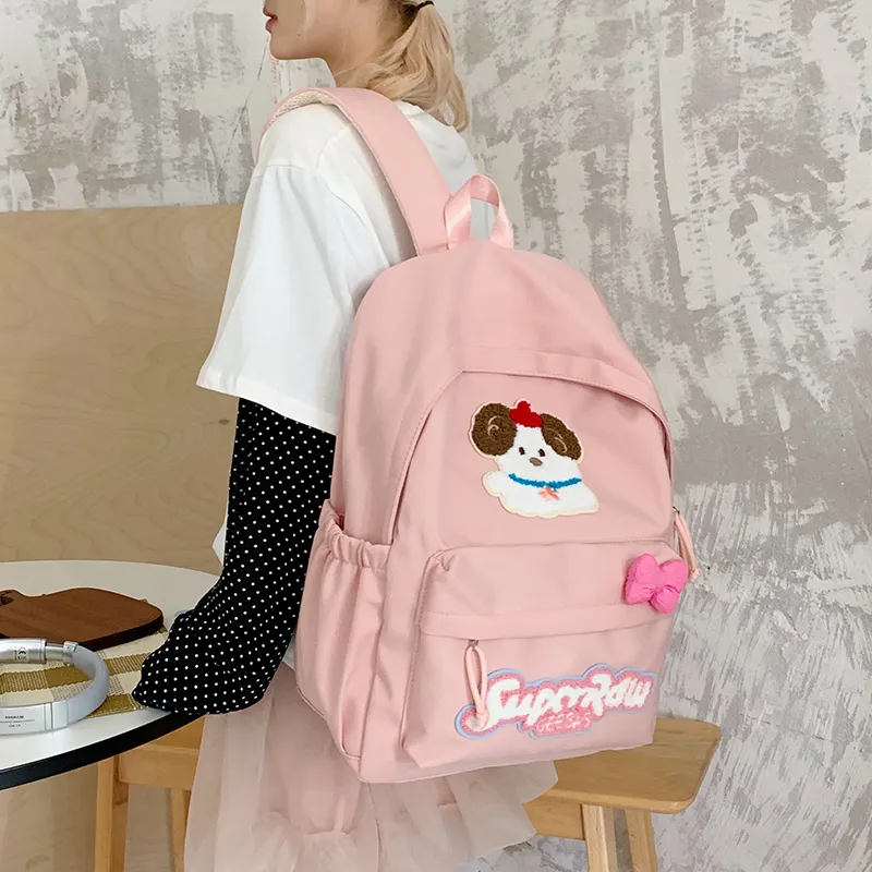 KAMLUI Nylon Backpack Large Size Unisex Multicolor-18