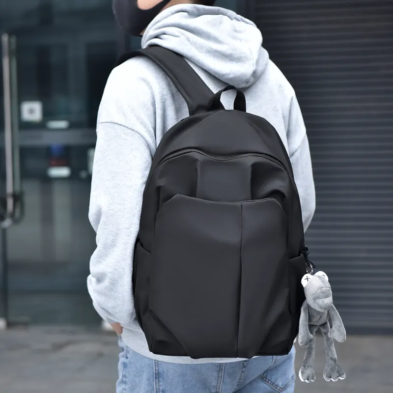 KAMLUI Abrasion Resistant Fabric Backpack Regular Unisex White/Gray/Black/Red-11