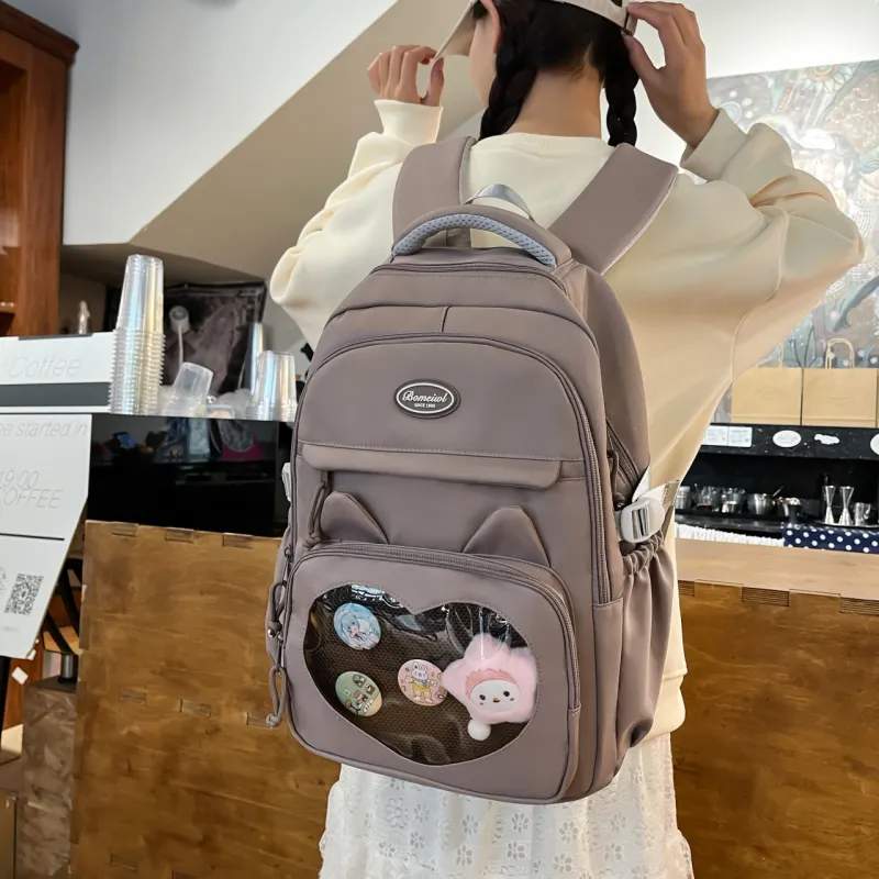 KAMLUI Nylon Backpack Regular Women's Multicolor-20