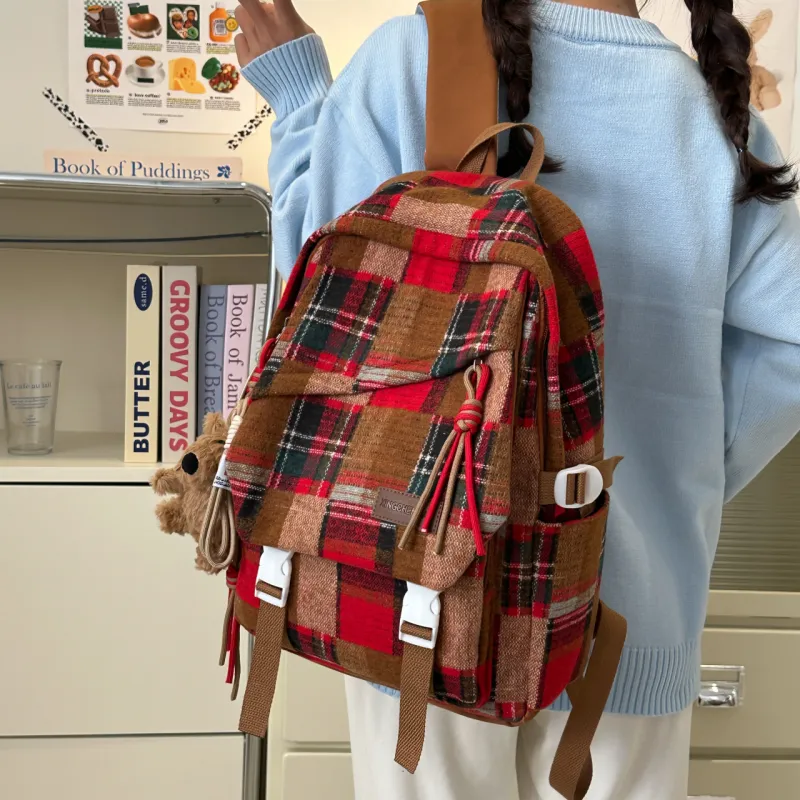 KAMLUI Nylon Backpack Regular Women's Multicolor-6