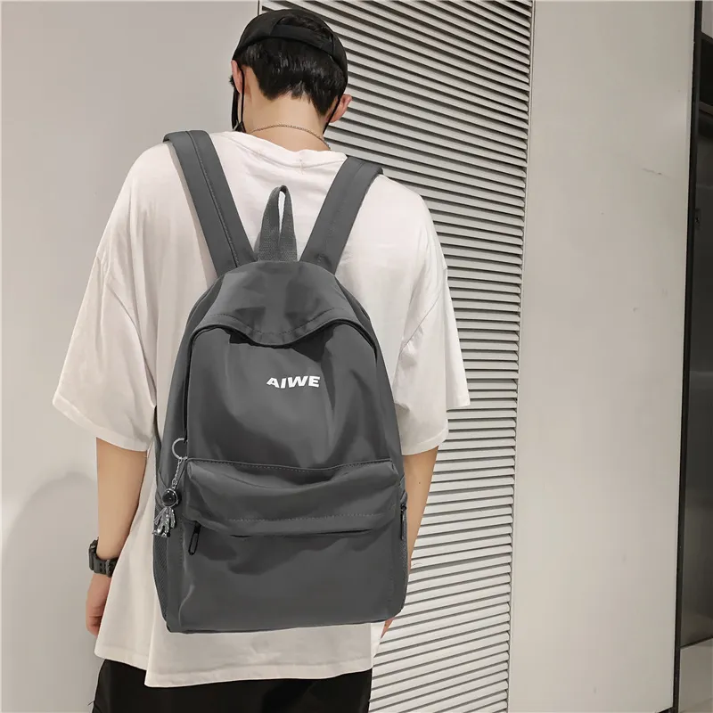 KAMLUI Nylon Backpack Laptop Bag Regular Unisex Multicolor-25
