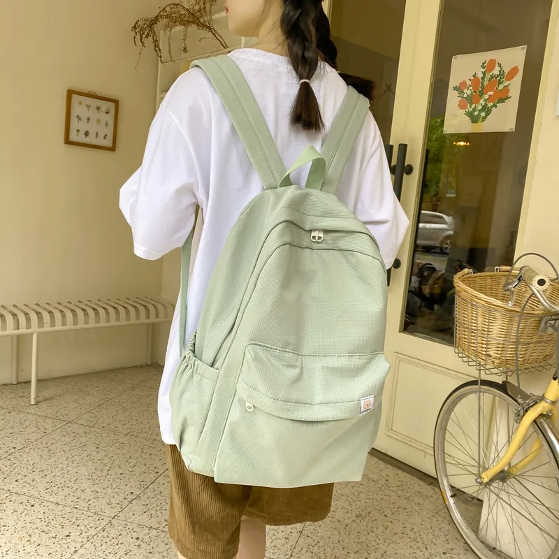 KAMLUI Nylon Backpack Regular Unisex Yellow/Blue/Black/Ecru/Pink-29