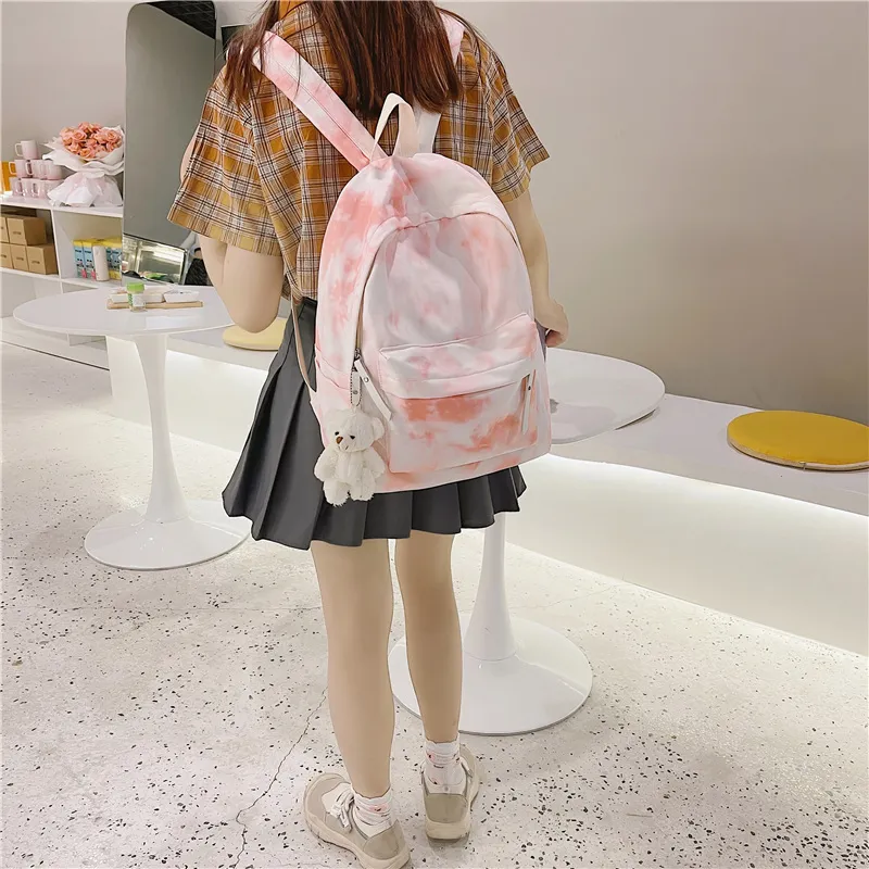 KAMLUI Nylon Backpack Laptop Bag Regular Unisex Multicolor-4