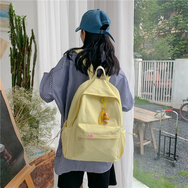 KAMLUI Twill Canvas Backpack Unisex Multicolor-2
