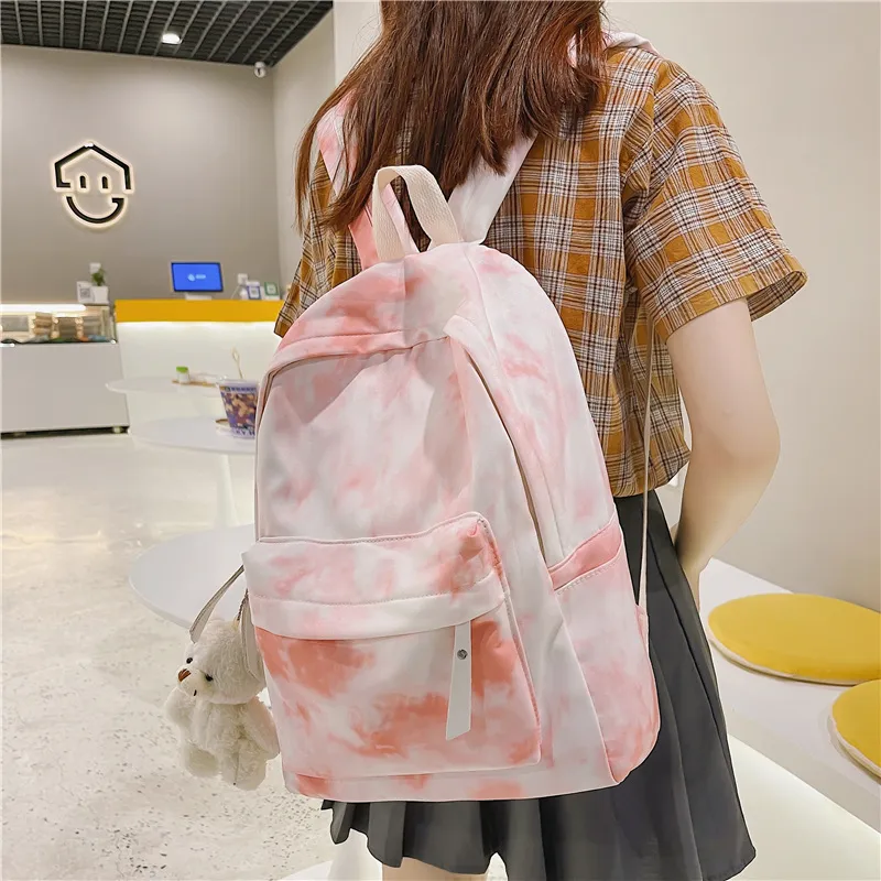 KAMLUI Nylon Backpack Laptop Bag Regular Unisex Multicolor-3