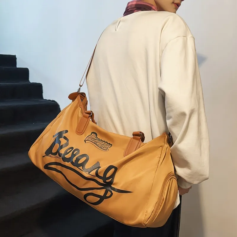 KAMLUI Nylon Travel Bag Unisex Multicolor-24
