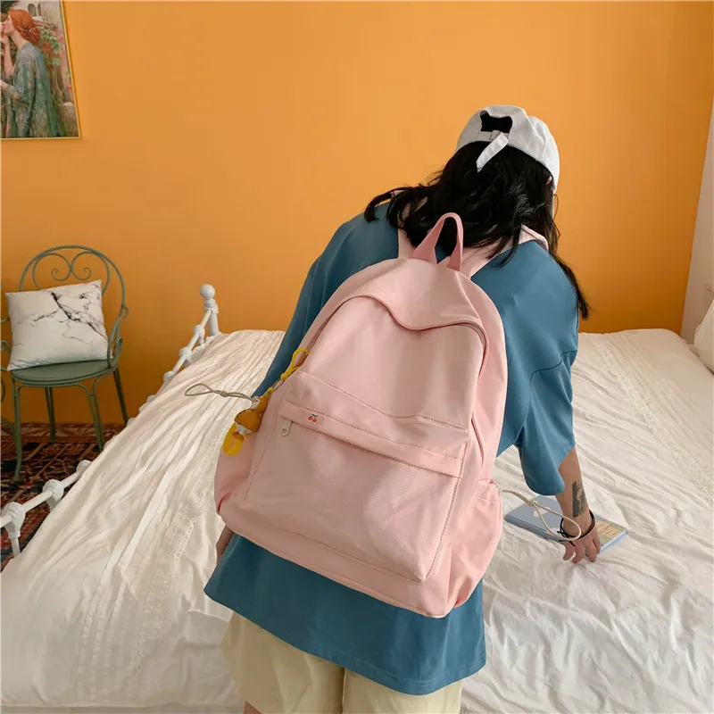 KAMLUI Twill Canvas Backpack Unisex Multicolor-9