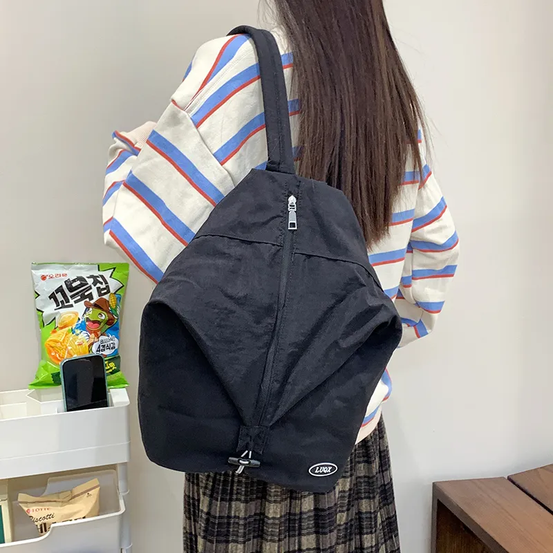 KAMLUI Nylon Fabric Backpack Regular Unisex Multicolor-8