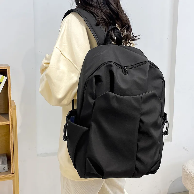 KAMLUI Nylon Backpack Regular Unisex White/Gray/Black/Red-18