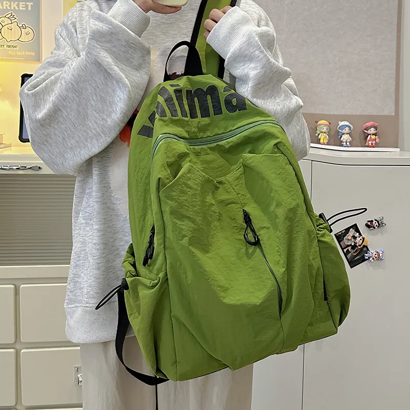 KAMLUI Nylon Backpack Unisex Multicolor-25