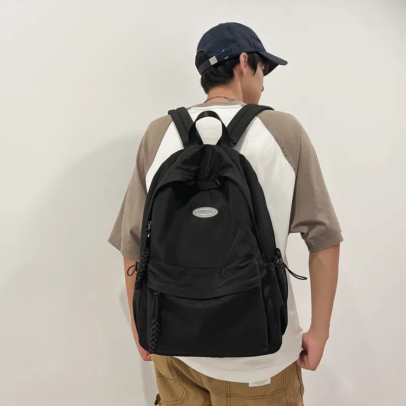 KAMLUI Nylon Backpack And Laptop Bag Regular Unisex Multicolor-8