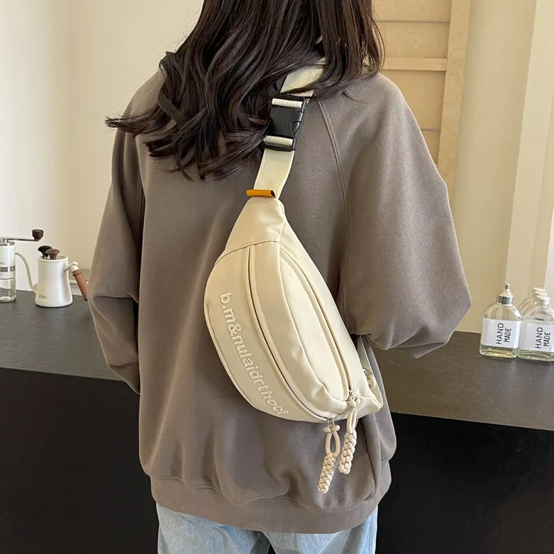 KAMLUI Nylon Sling Bag Regular Unisex Multicolor-11