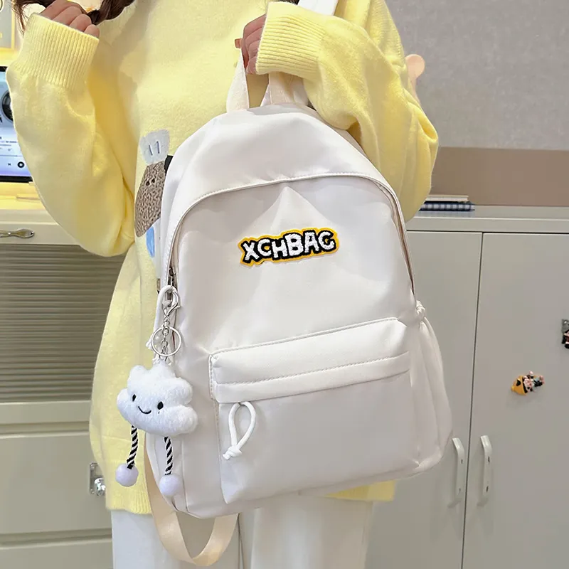 KAMLUI Nylon Backpack Regular Unisex White/Black/Yellow/Green/Blue-4