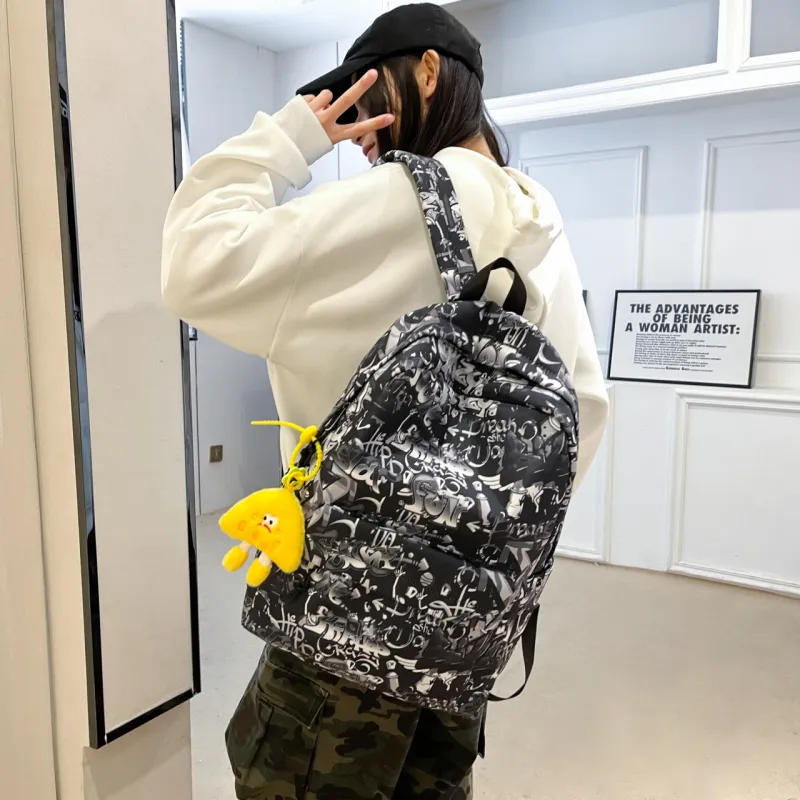 KAMLUI Oxford Backpack Unisex Color/Gray/Black-19