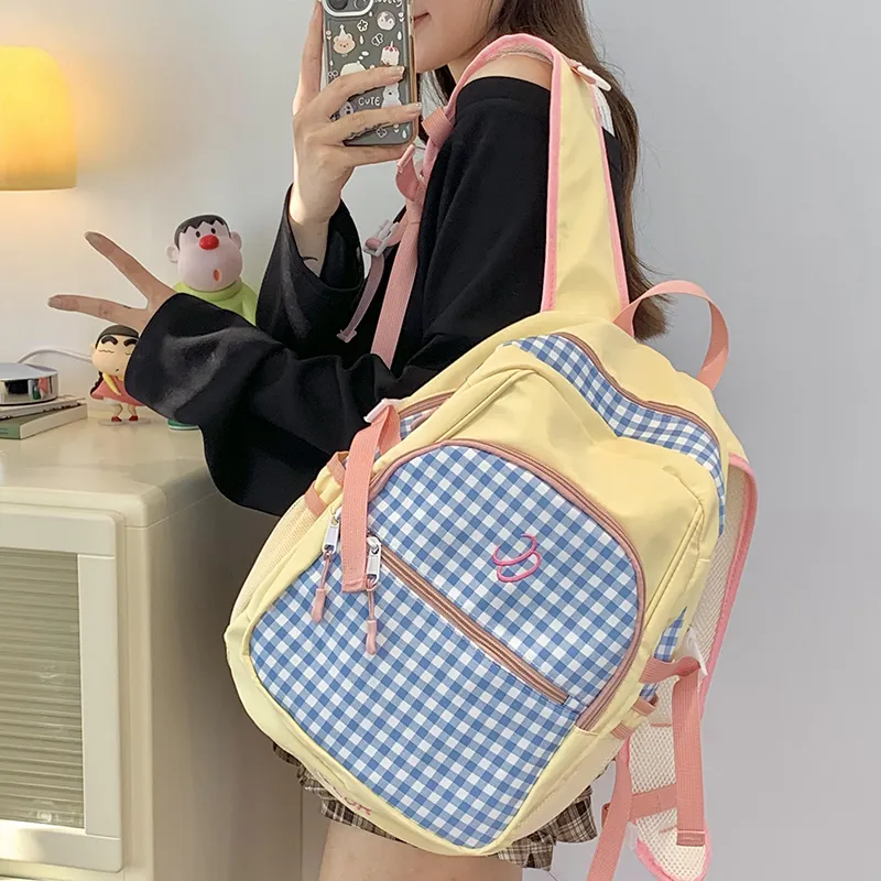 KAMLUI Fabric Backpack Women's Multicolor-14
